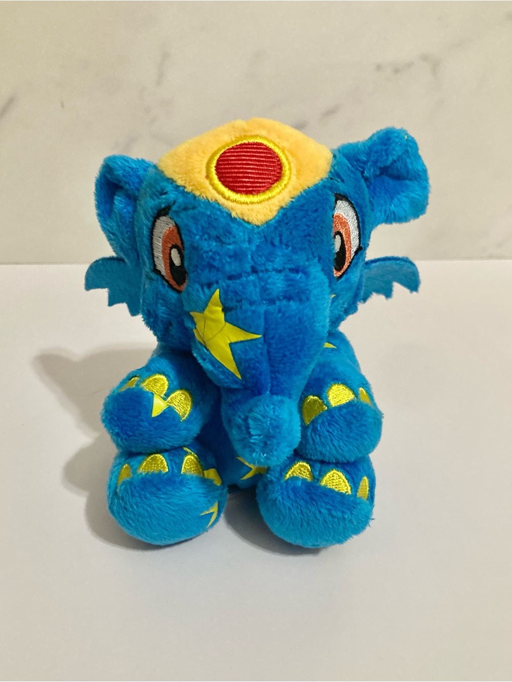 2008 Neopets Blue Starry elephant plush